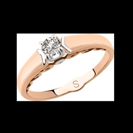 Damenring mit Brillant