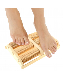 Fußmassagegerät aus Holz
