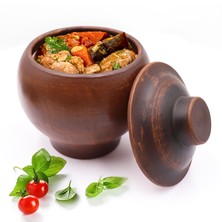 Keramiktöpfe 6 St. Unglasiert