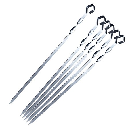 Schaschlyk-Spieße 6 St x 55cm mit Tasche