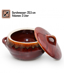 Keramik Bräter / Gletschik  3 L