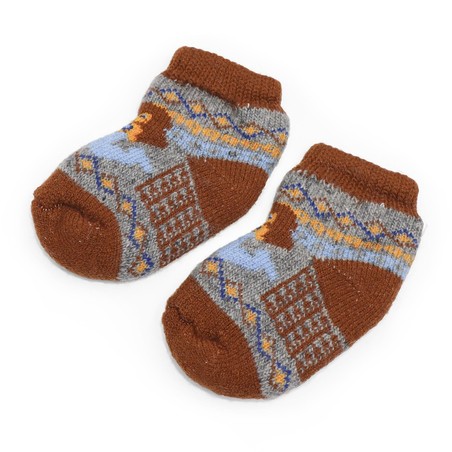 Warme Wollsocken für Jungen aus Schafwolle und Ziegenflaum