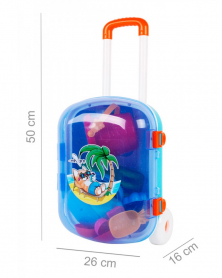 Spielzeug Koffer mit Sandset Set