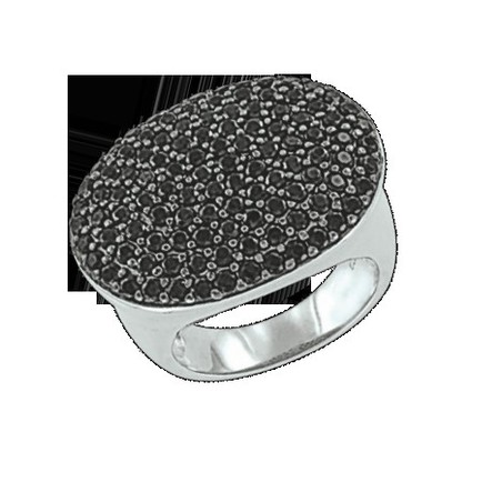 Кольцо с фианитом