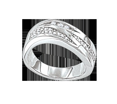 Damenring mit Zirkonia