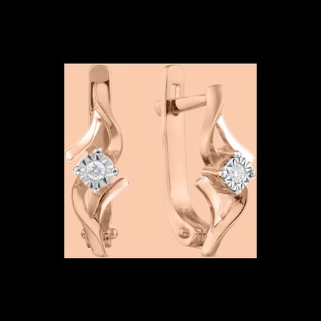 Ohrhänger mit Brillant