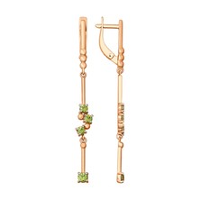 Серьги с фианитами Swarovski