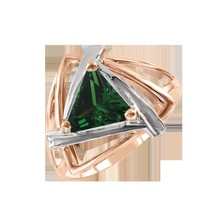 Кольцо с изумрудом