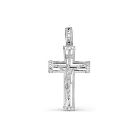 Anhänger  Kreuz mit Zirkonia