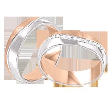 Обручальные кольца с бриллиантами