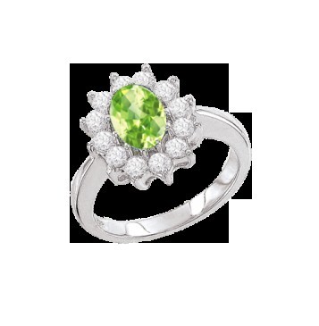 Damenring mit Zirkonia