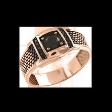 Мужское кольцо с фианитами