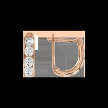 Серьги с фианитами