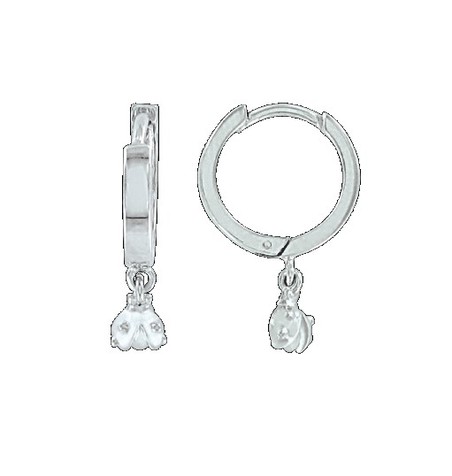 Серьги с фианитом