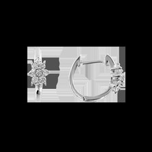 Серьги с фианитами