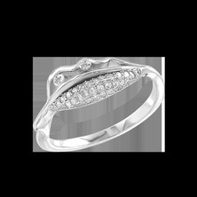 Damenring mit Zirkonia