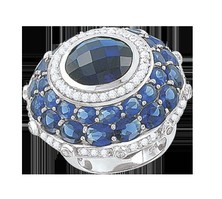 Кольцо с фианитами