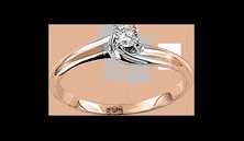 Кольцо с бриллиантом