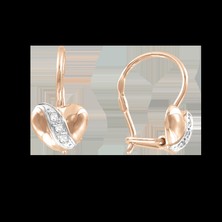 Серьги с фианитами