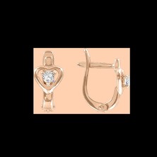 Серьги с фианитами