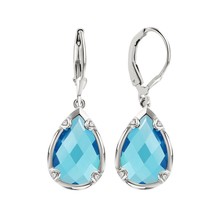 Ohrhänger mit Saphir