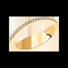 Damenring mit Brillanten Gelbgold