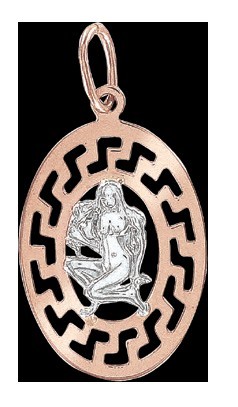 Подвеска "Знак зодиака Дева"