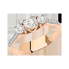 Damenring mit Zirkonia