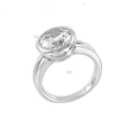 Кольцо с фианитом