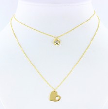 Цепь двойная с подвесками