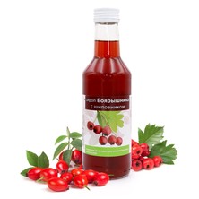 Sirup mit Weißdorn und Hagebutte, 250 ml