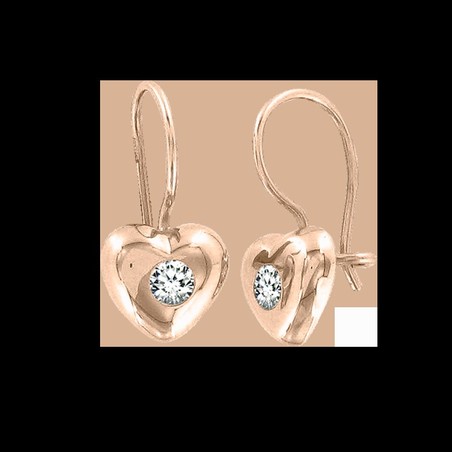 Серьги с фианитами