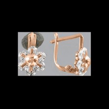 Серьги с фианитами