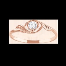 Кольцо с фианитом Swarovski