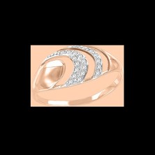 Кольцо с фианитами