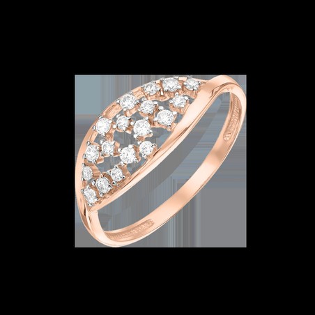 Кольцо с фианитами