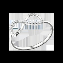 Damenring mit Zirkonia "Unendlichkeit"