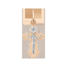 Anhänger mit Zirkonia und Gravur