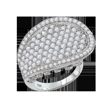 Damenring mit Zirkonia