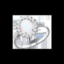 Damenring mit Opal
