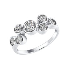 Кольцо с фианитами