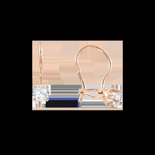 Серьги с фианитами