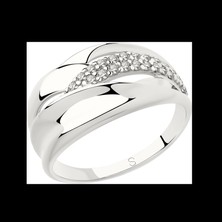 Damenring mit Zirkonia