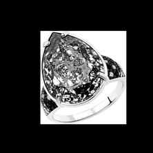 Damenring mit Swarovski Kristall und Zirkonia