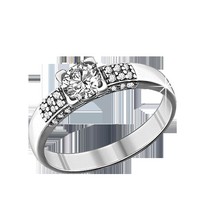 Damenring mit Zirkonia