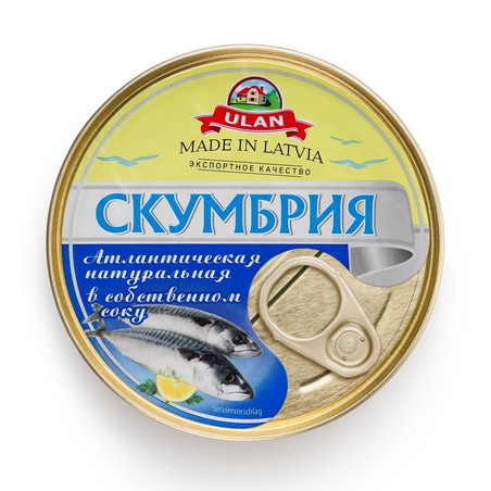 Скумбрия в собст.соку 240г
