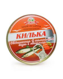 Baltische Sprotten gebraten in Tomatensauce mit Gemüse 240g