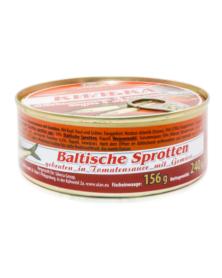Baltische Sprotten gebraten in Tomatensauce mit Gemüse 240g