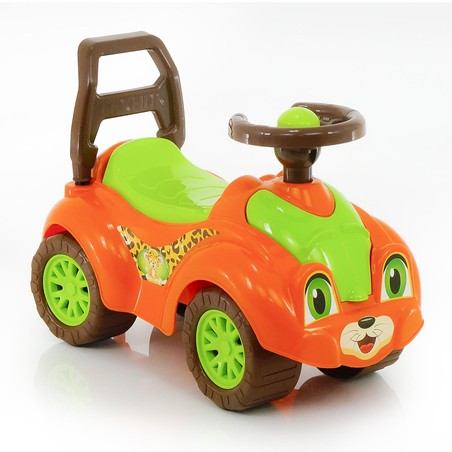 Fahrzeug für einen Spaziergang, orange