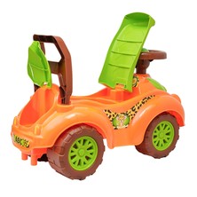 Fahrzeug für einen Spaziergang, orange